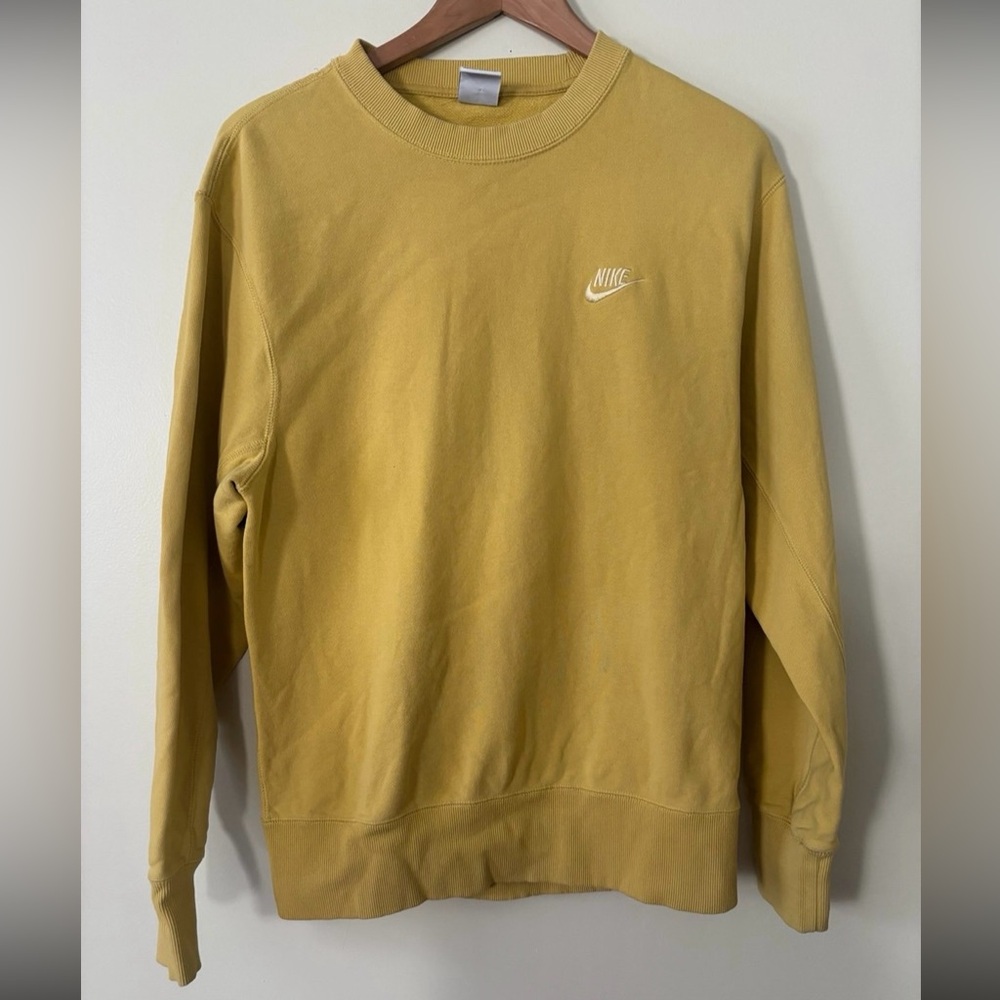 Nike Men's Mustard Crewneck Sweater